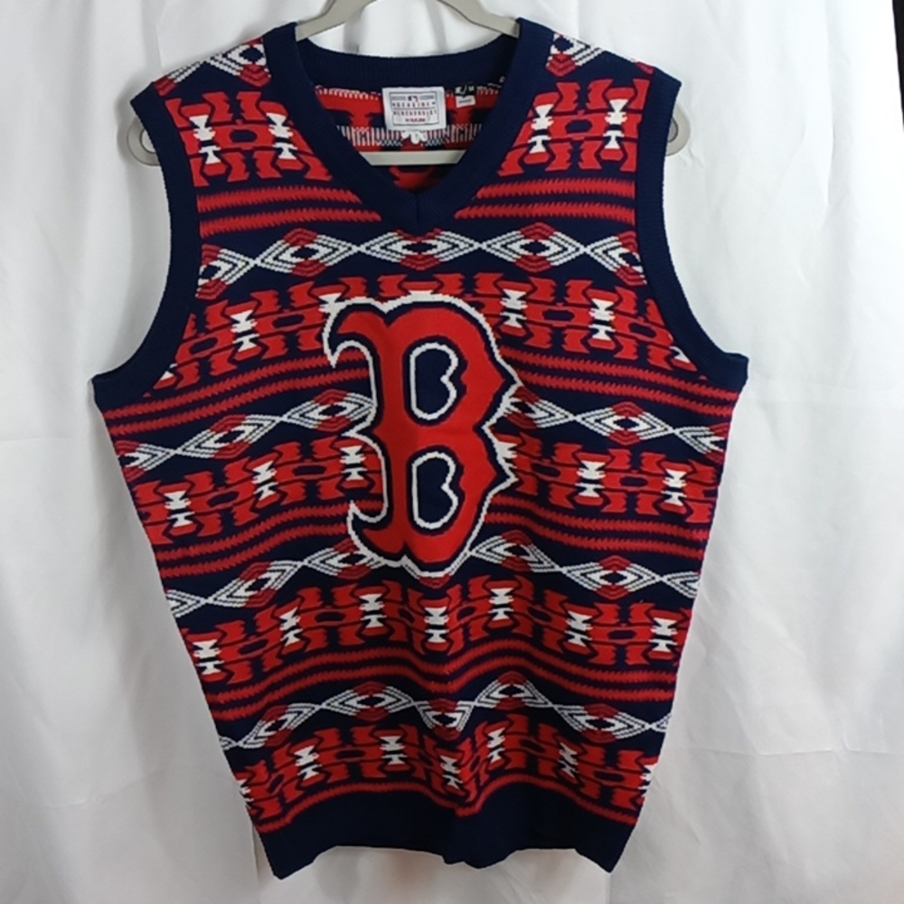 Men's Boston Red Sox sweater vest size medium